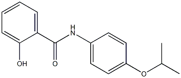 2-hydroxy-N-[4-(propan-2-yloxy)phenyl]benzamide Struktur