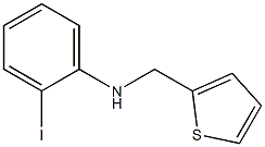 2-iodo-N-(thiophen-2-ylmethyl)aniline Struktur