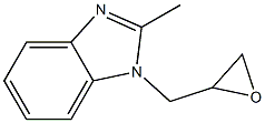 2-methyl-1-(oxiran-2-ylmethyl)-1H-1,3-benzodiazole Struktur