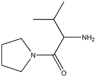 2-methyl-1-(pyrrolidin-1-ylcarbonyl)propylamine Struktur