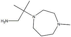 2-methyl-2-(4-methyl-1,4-diazepan-1-yl)propan-1-amine Struktur