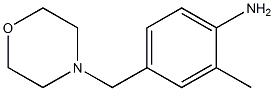 2-methyl-4-(morpholin-4-ylmethyl)aniline Struktur