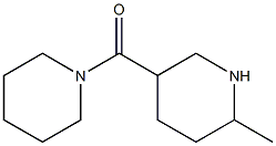 2-methyl-5-(piperidin-1-ylcarbonyl)piperidine Struktur