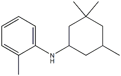 2-methyl-N-(3,3,5-trimethylcyclohexyl)aniline Struktur