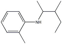 2-methyl-N-(3-methylpentan-2-yl)aniline Struktur