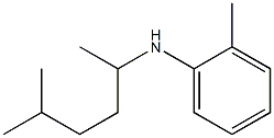 2-methyl-N-(5-methylhexan-2-yl)aniline Struktur