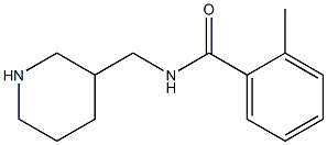 2-methyl-N-(piperidin-3-ylmethyl)benzamide Struktur