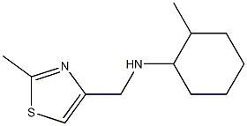 2-methyl-N-[(2-methyl-1,3-thiazol-4-yl)methyl]cyclohexan-1-amine Struktur