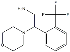 2-morpholin-4-yl-2-[2-(trifluoromethyl)phenyl]ethanamine Struktur