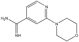 2-morpholin-4-ylpyridine-4-carboximidamide Struktur