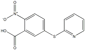 2-nitro-5-(pyridin-2-ylsulfanyl)benzoic acid Struktur