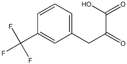 2-oxo-3-[3-(trifluoromethyl)phenyl]propanoic acid Struktur