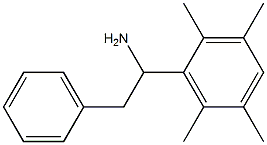 2-phenyl-1-(2,3,5,6-tetramethylphenyl)ethan-1-amine Struktur