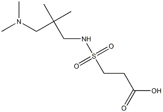 3-({2-[(dimethylamino)methyl]-2-methylpropyl}sulfamoyl)propanoic acid Struktur