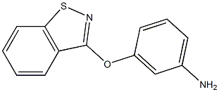 3-(1,2-benzisothiazol-3-yloxy)aniline Struktur