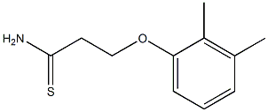 3-(2,3-dimethylphenoxy)propanethioamide Struktur