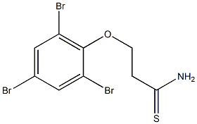 3-(2,4,6-tribromophenoxy)propanethioamide Struktur