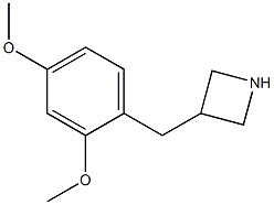 3-(2,4-dimethoxybenzyl)azetidine Struktur