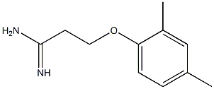 3-(2,4-dimethylphenoxy)propanimidamide Struktur