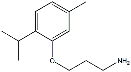 3-(2-isopropyl-5-methylphenoxy)propan-1-amine Struktur