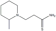 3-(2-methylpiperidin-1-yl)propanethioamide Struktur