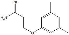 3-(3,5-dimethylphenoxy)propanimidamide Struktur