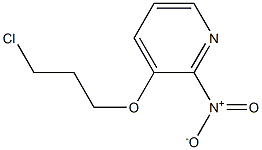 3-(3-chloropropoxy)-2-nitropyridine Struktur