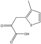 3-(3-methylthien-2-yl)-2-oxopropanoic acid Struktur