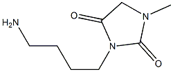 3-(4-aminobutyl)-1-methylimidazolidine-2,4-dione Struktur