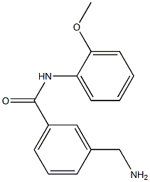 3-(aminomethyl)-N-(2-methoxyphenyl)benzamide Struktur