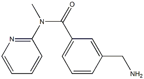 3-(aminomethyl)-N-methyl-N-(pyridin-2-yl)benzamide Struktur