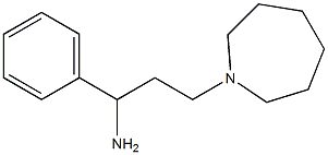 3-(azepan-1-yl)-1-phenylpropan-1-amine Struktur