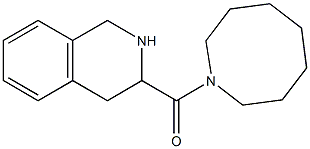 3-(azocan-1-ylcarbonyl)-1,2,3,4-tetrahydroisoquinoline Struktur