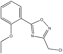 3-(chloromethyl)-5-(2-ethoxyphenyl)-1,2,4-oxadiazole Struktur