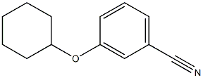 3-(cyclohexyloxy)benzonitrile Struktur