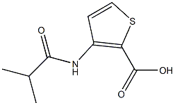 3-(isobutyrylamino)thiophene-2-carboxylic acid Struktur