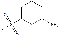 3-(methylsulfonyl)cyclohexanamine Struktur