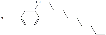 3-(nonylamino)benzonitrile Struktur