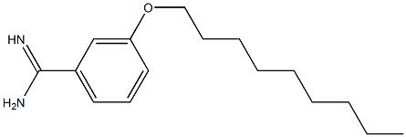 3-(nonyloxy)benzene-1-carboximidamide Struktur