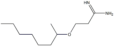 3-(octan-2-yloxy)propanimidamide Struktur