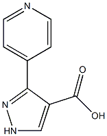 3-(pyridin-4-yl)-1H-pyrazole-4-carboxylic acid Struktur