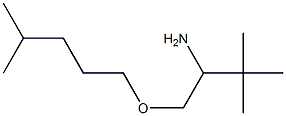 3,3-dimethyl-1-[(4-methylpentyl)oxy]butan-2-amine Struktur