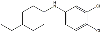 3,4-dichloro-N-(4-ethylcyclohexyl)aniline Struktur