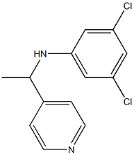 3,5-dichloro-N-[1-(pyridin-4-yl)ethyl]aniline Struktur