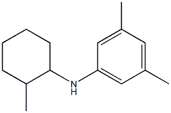 3,5-dimethyl-N-(2-methylcyclohexyl)aniline Struktur