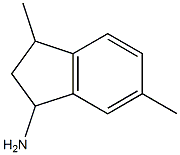 3,6-dimethyl-2,3-dihydro-1H-inden-1-amine Struktur