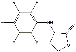 3-[(2,3,4,5,6-pentafluorophenyl)amino]oxolan-2-one Struktur