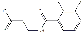 3-[(2,3-dimethylbenzoyl)amino]propanoic acid Struktur