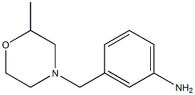 3-[(2-methylmorpholin-4-yl)methyl]aniline Struktur