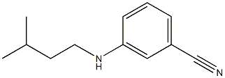 3-[(3-methylbutyl)amino]benzonitrile Struktur